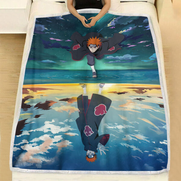 Plaid Pain Akatsuki Naruto 03 Couverture Plaid Polaire Plaid Canapé – Image 2