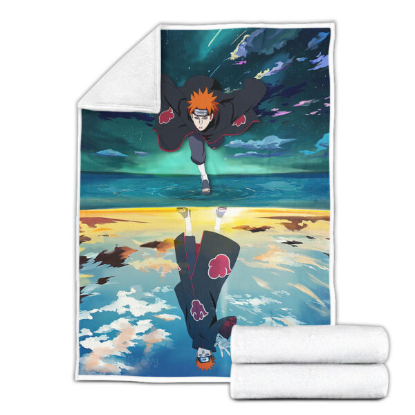 Plaid Pain Akatsuki Naruto 03 Couverture Plaid Polaire Plaid Canapé – Image 3