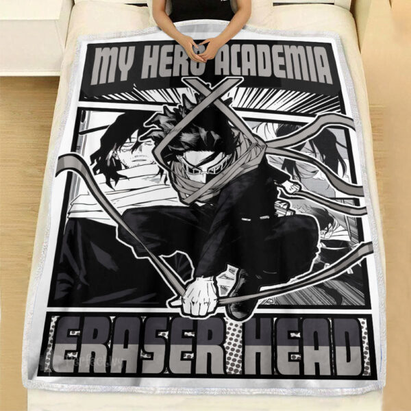 Plaid Shota Aizawa My Hero Academia Couverture Plaid Polaire Plaid Canapé – Image 2