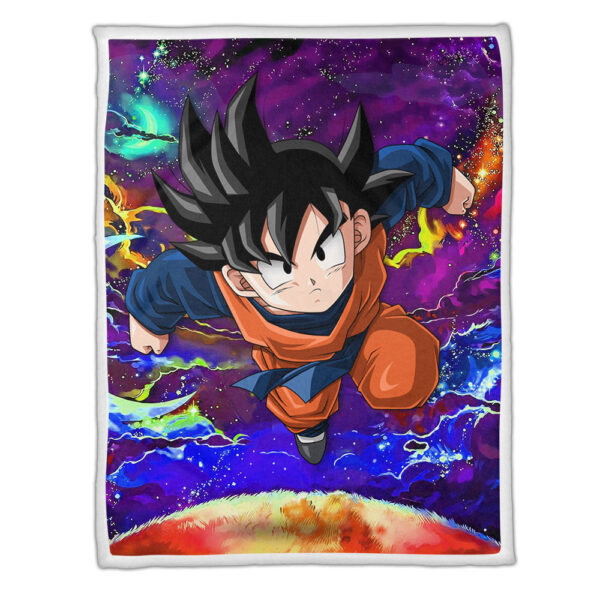 Plaid Goten Dragon Ball DBZ 01 Couverture Plaid Polaire Plaid Canapé
