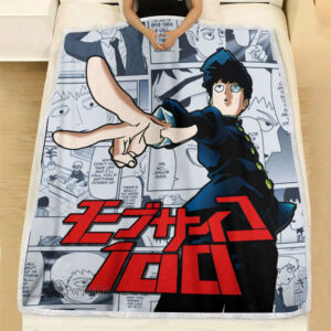 Plaid Shigeo Kageyama Mob Psycho 100 Couverture Plaid Polaire Plaid Canapé