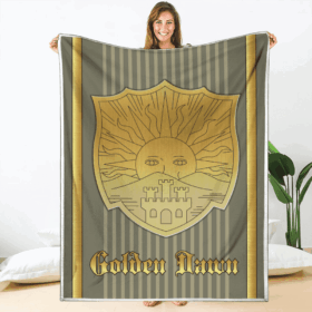 Plaid Golden Dawn Magic Knights Black Clover Couverture Plaid Polaire Plaid Canapé