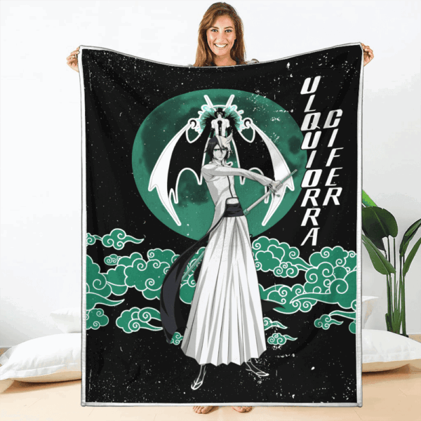 Plaid Ulquiorra Cifer Bleach 01 Couverture Plaid Polaire Plaid Canapé
