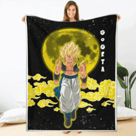 Plaid Gogeta Dragon Ball DBZ 02 Couverture Plaid Polaire Plaid Canapé