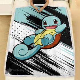 Plaid Pokémon Carapuce Couverture Plaid Polaire Plaid Canapé