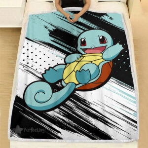 Plaid Pokémon Carapuce Couverture Plaid Polaire Plaid Canapé