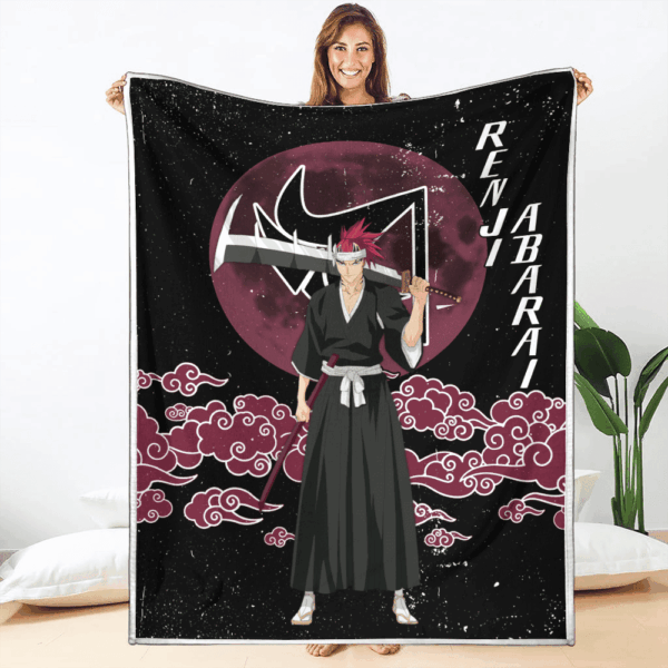 Plaid Renji Abarai Bleach 01 Couverture Plaid Polaire Plaid Canapé