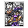 Plaid Jonathan Joestar JJBA JoJo's bizarre adventure Couverture Plaid Polaire Plaid Canapé