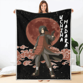 Plaid Uchiha Madara Naruto 01 Couverture Plaid Polaire Plaid Canapé