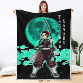 Plaid Tanjirou Kamado Demon Slayer Couverture Plaid Polaire Plaid Canapé