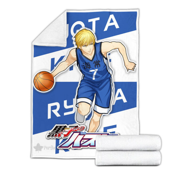 Plaid Ryota Kise Kuroko no Basket Couverture Plaid Polaire Plaid Canapé – Image 3