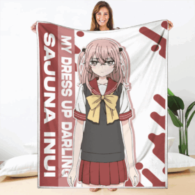 Plaid Sajuna Inui My Dress-Up Darling Couverture Plaid Polaire Plaid Canapé