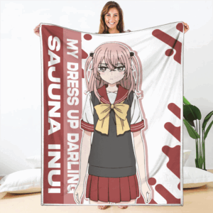 Plaid Sajuna Inui My Dress-Up Darling Couverture Plaid Polaire Plaid Canapé