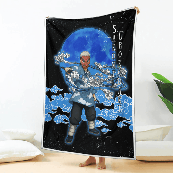 Plaid Sakonji Urokodaki Demon Slayer 02 Couverture Plaid Polaire Plaid Canapé – Image 2