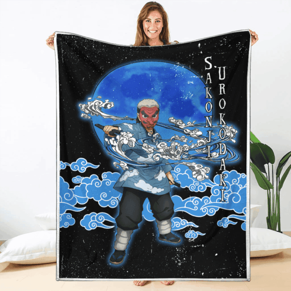 Plaid Sakonji Urokodaki Demon Slayer 02 Couverture Plaid Polaire Plaid Canapé