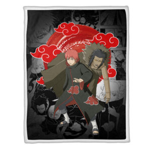 Plaid Sasori Akatsuki Naruto Couverture Plaid Polaire Plaid Canapé