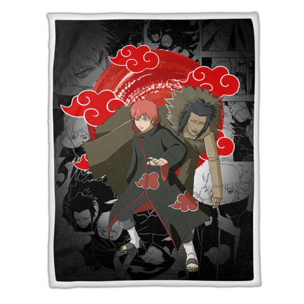 Plaid Sasori Akatsuki Naruto Couverture Plaid Polaire Plaid Canapé