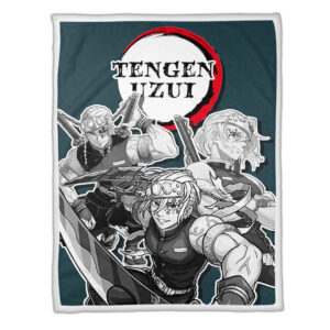 Plaid Tengen Uzui Demon Slayer 02 Couverture Plaid Polaire Plaid Canapé