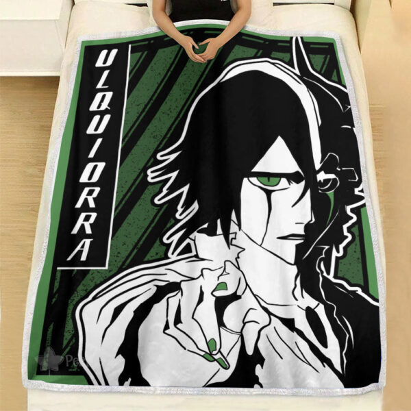 Plaid Ulquiorra Cifer Bleach 02 Couverture Plaid Polaire Plaid Canapé