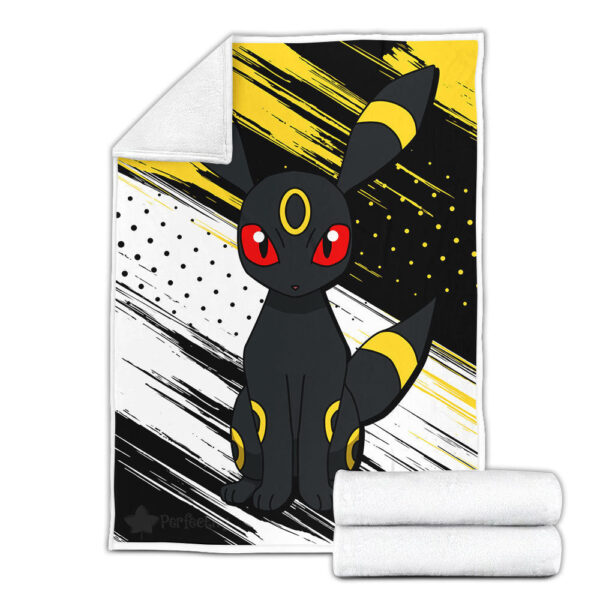 Plaid Pokémon Noctali Couverture Plaid Polaire Plaid Canapé – Image 3