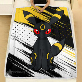 Plaid Pokémon Noctali Couverture Plaid Polaire Plaid Canapé