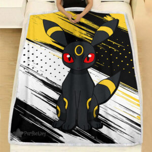 Plaid Pokémon Noctali Couverture Plaid Polaire Plaid Canapé
