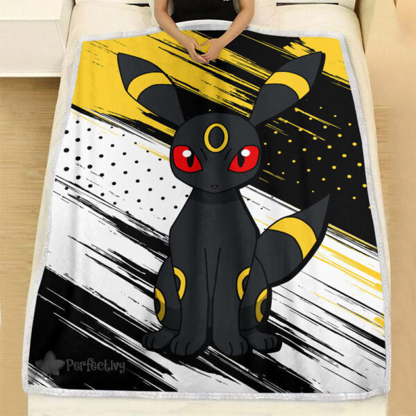 Plaid Pokémon Noctali Couverture Plaid Polaire Plaid Canapé