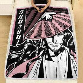 Plaid Shunsui Kyoraku Bleach 02 Couverture Plaid Polaire Plaid Canapé