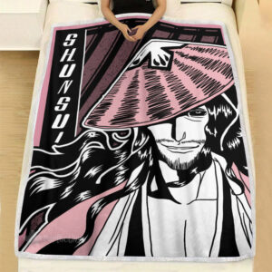 Plaid Shunsui Kyoraku Bleach 02 Couverture Plaid Polaire Plaid Canapé