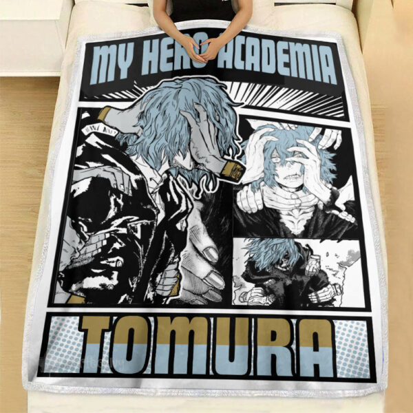 Plaid Tomura Shigaraki My Hero Academia Couverture Plaid Polaire Plaid Canapé – Image 2