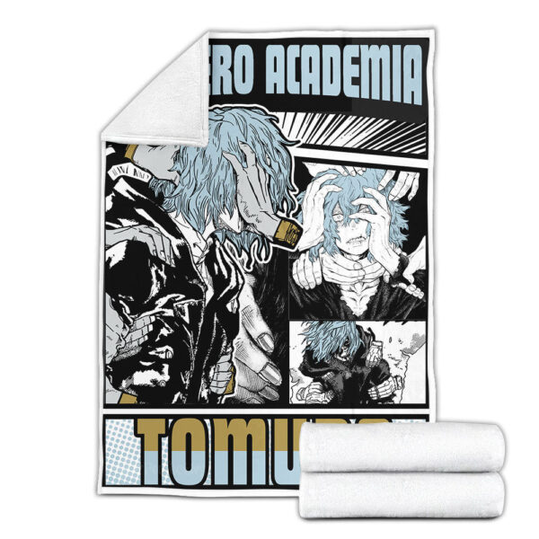 Plaid Tomura Shigaraki My Hero Academia Couverture Plaid Polaire Plaid Canapé – Image 3