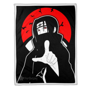 Plaid Uchiha Itachi Naruto 04 Couverture Plaid Polaire Plaid Canapé