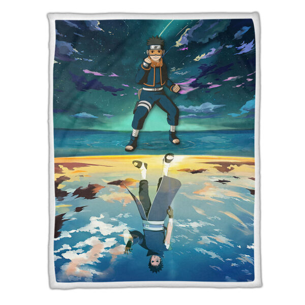 Plaid Uchiha Obito Naruto 03 Couverture Plaid Polaire Plaid Canapé