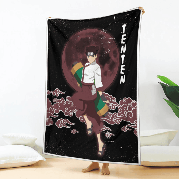 Plaid Tenten Naruto Couverture Plaid Polaire Plaid Canapé – Image 2