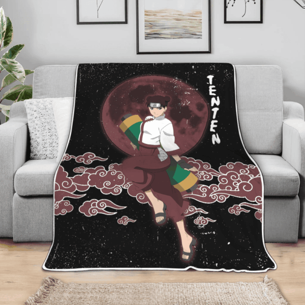 Plaid Tenten Naruto Couverture Plaid Polaire Plaid Canapé – Image 3
