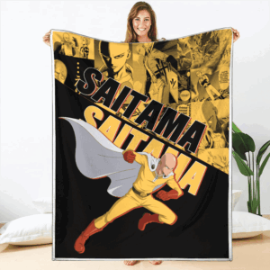 Plaid Saitama One Punch Man 03 Couverture Plaid Polaire Plaid Canapé