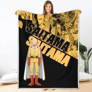 Plaid Saitama One Punch Man 01 Couverture Plaid Polaire Plaid Canapé