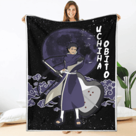 Plaid Uchiha Obito Naruto 04 Couverture Plaid Polaire Plaid Canapé