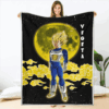 Plaid Vegeta Super Saiyan SSJ Dragon Ball DBZ Couverture Plaid Polaire Plaid Canapé