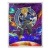 Plaid Trunks Super Saiyan Dragon Ball DBZ Couverture Plaid Polaire Plaid Canapé