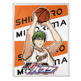 Plaid Shintaro Midorima Kuroko no Basket Couverture Plaid Polaire Plaid Canapé