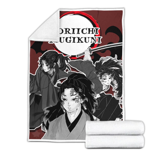 Plaid Tsugikuni Yoriichi Demon Slayer Couverture Plaid Polaire Plaid Canapé – Image 2