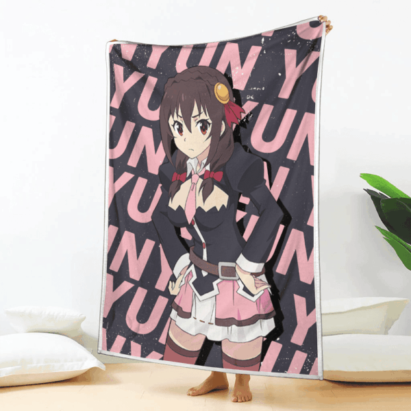 Plaid Yunyun KonoSuba Couverture Plaid Polaire Plaid Canapé – Image 2