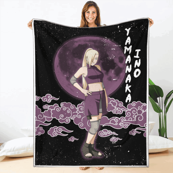 Plaid Yamanaka Ino Naruto Couverture Plaid Polaire Plaid Canapé