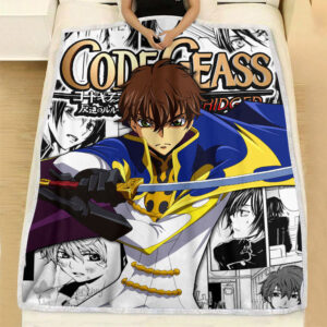 Plaid Suzaku Kururugi Code Geass Couverture Plaid Polaire Plaid Canapé