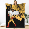 Plaid Saitama One Punch Man 02 Couverture Plaid Polaire Plaid Canapé