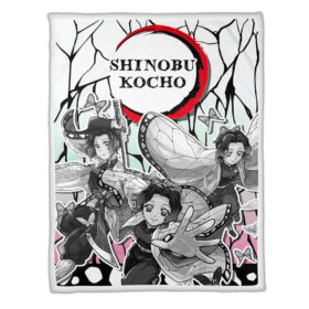 Plaid Shinobu Kocho Demon Slayer Couverture Plaid Polaire Plaid Canapé