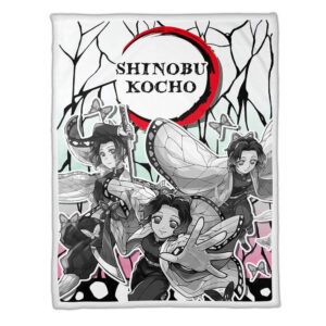 Plaid Shinobu Kocho Demon Slayer Couverture Plaid Polaire Plaid Canapé