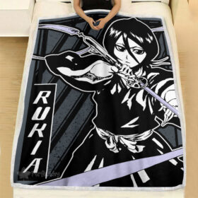 Plaid Rukia Kuchiki Bleach 02 Couverture Plaid Polaire Plaid Canapé