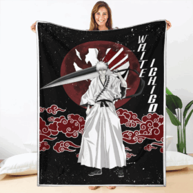 Plaid White Ichigo Bleach Couverture Plaid Polaire Plaid Canapé